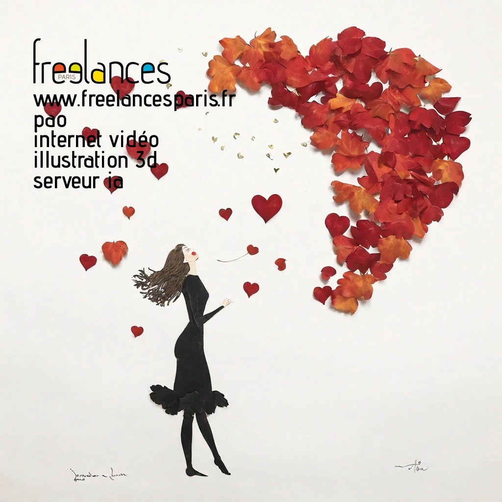 Pao mise en page internet vidéo illustration 3d serveur IA générative AI freelance paris studio de création magazines yrmpipc0